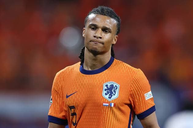 Soccer UEFA EURO 2024 Group Stage 2 Matchday Netherlands France on 21 06 2024 at Leipzig Stadium in Leipzig Nathan Ake Netherlands xMSx