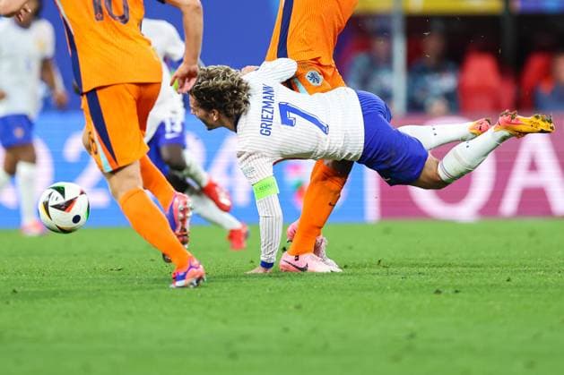Netherlands v France: Group D - UEFA EURO, EM, Europameisterschaft,Fussball 2024 Antoine Griezmann of France during the UEFA EURO 2024 group stage match between Netherlands and France at Football Stadium Leipzig on June 21, 2024 in Leipzig, Germany. SanjinxStrukic PIXSELL