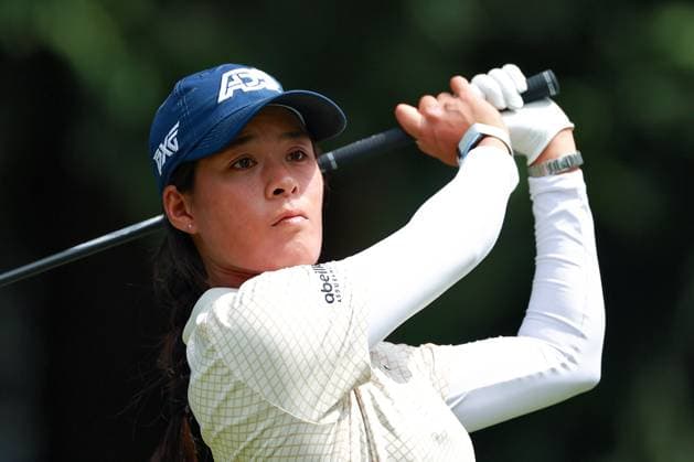 KPMG Women s PGA, Golf Herren Championship Celine Boutier of France hits from the 7th tee during the second round of the KPMG Women s PGA Championship at Sahalee Country Club on Friday, June 21, 2024 in Sammamish, Washington. Sammamish Washington United States  Copyright: xAmyxLemusx originalFilename:lemus-kpmgwome240621_npwvt.jpg