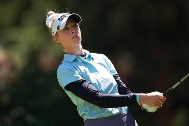 KPMG Women s PGA, Golf Herren Championship Nellie Korda of Bradenton, Florida hits from the 3rd tee during the second round of the KPMG Women s PGA Championship at Sahalee Country Club on Friday, June 21, 2024 in Sammamish, Washington. Sammamish Washington United States  Copyright: xAmyxLemusx originalFilename:lemus-kpmgwome240621_np9xW.jpg