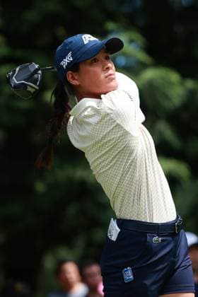 KPMG Women s PGA, Golf Herren Celine Boutier of France tees off on the 7th tee during Day Two of the KPMG Women s PGA Championship at Sahalee Country Club in Sammamish, Washington, USA, on Friday, June 21, 2024. Sammamish Washington United States  Copyright: xJorgexLemusx originalFilename:lemus-kpmgwome240621_npkXh.jpg