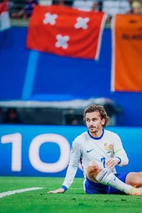 EURO 2024 - Matchday 2, Group D: The Netherlands vs. France Antoine Griezmann in action during the EURO 2024 Matchday 2 Group D match between the Netherlands and France on 21 June 2024, at Red Bull Arena, in Leipzig, Germany Leipzig Red Bull Arena Germany Copyright: xAlexandraxFechetex 00116101