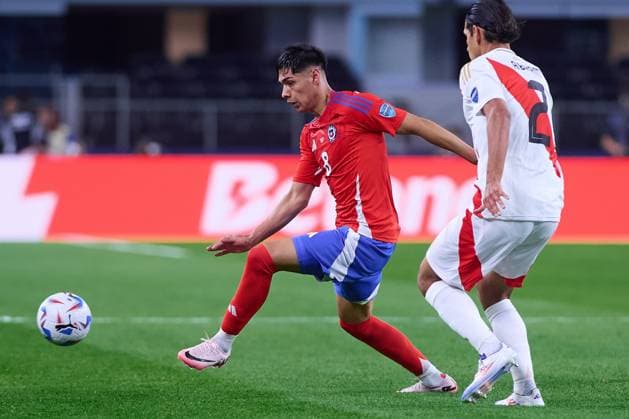 RECORD DATE NOT STATED Copa America USA 2024 Peru vs Chile Dario Osorio of Chile during the game between Peru and Chile as part of the CONMEBOL Copa America USA 2024 group A, at AT-T Stadium, on June 21, 2024 in Arlington, Texas, United States. ARLINGTON TEXAS UNITED STATES  Copyright: xJONATHANxDUENASx 20240621210308_CA_GA_2024_PER_CHI_OSORIO238
