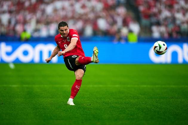 Marcel Sabitzer Austria national team Euro 2024, 09 , GER, UEFA Euro 2024, mens football, UEFA EURO 2024 matchday 2, group D, Poland vs Oesterrech, Poland vs Austria, 21 06 2024 GER, UEFA Euro 2024, mens football, UEFA EURO 2024 matchday 2, group D, Poland vs Oesterrech, Poland vs Austria, 21 06 2024 Berlin Copyright: xEibner-Pressefotox xClaudiusxRauchx EP_CRH
