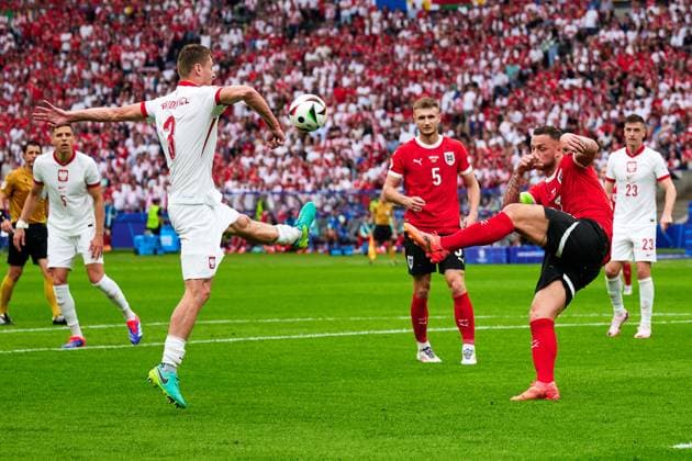 Marko Arnautovic Austria national team Euro 2024, 07 , GER, UEFA Euro 2024, mens football, UEFA EURO 2024 matchday 2, group D, Poland vs Oesterrech, Poland vs Austria, 21 06 2024 GER, UEFA Euro 2024, mens football, UEFA EURO 2024 matchday 2, group D, Poland vs Oesterrech, Poland vs Austria, 21 06 2024 Berlin Copyright: xEibner-Pressefotox xClaudiusxRauchx EP_CRH