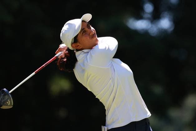KPMG Women s PGA, Golf Herren Aditi Ashok of India tees off on the 7th hole during Day Two of the KPMG Women s PGA Championship at Sahalee Country Club in Sammamish, Washington, USA, on Friday, June 21, 2024. Sammamish Washington United States  Copyright: xJorgexLemusx originalFilename:lemus-kpmgwome240621_npjvu.jpg