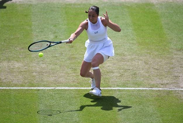 Elisabetta Cocciaretto of Italy in quarter final action Rothesay Classic Birmingham, Day 5, Tennis, Edgbaston Priory Club, Birmingham, UK - 21 June 2024  Copyright: xAnnaxGowthorpe Shutterstockx 14543328de