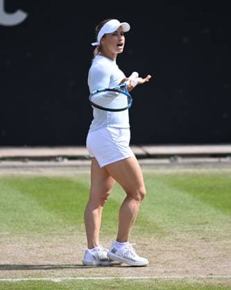 Yulia Putintseva of Kazakhstan in quarter final action Rothesay Classic Birmingham, Day 5, Tennis, Edgbaston Priory Club, Birmingham, UK - 21 June 2024  Copyright: xAnnaxGowthorpe Shutterstockx 14543328dg