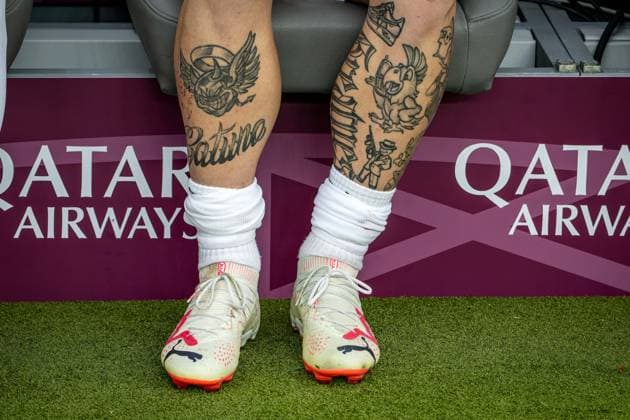 Football Berlin 21 06 2024 UEFA Euro 2024 European Championship preliminary round Poland POL Austria AUT Tattoo