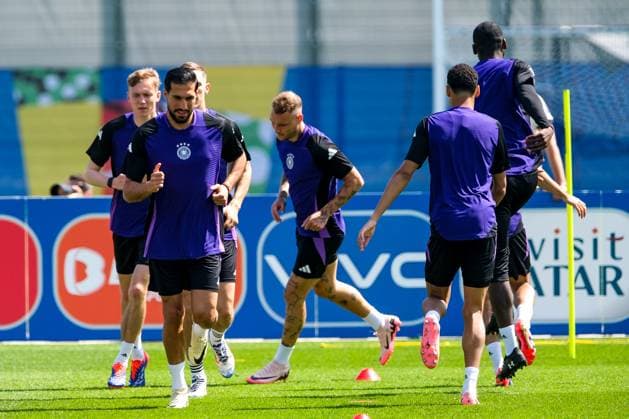 Emre Can Germany 25 , GER, EURO 2024, Final training Germany, before Switzerland vs. Germany, European Football Championship, Herzogenaurach, 22 06 2024 GER, EURO 2024, Final training Germany, before Switzerland vs. Germany, European Football Championship, Herzogenaurach, 22 06 2024 Herzogenaurach Copyright: xEibner-Pressefoto FlorianxWieganx EP_FWD