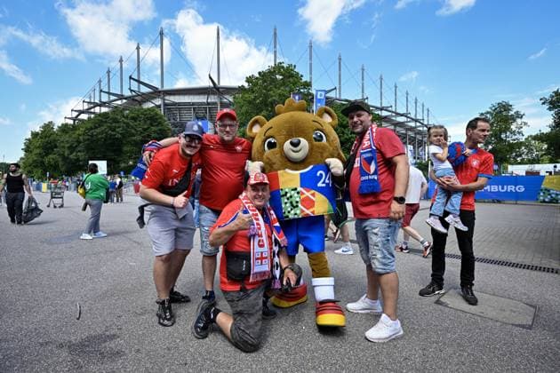 EURO 2024, Georgia - Czech Republic, Fans before the match