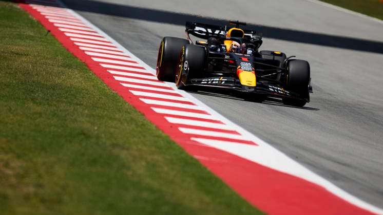 F1 Grand Prix of Spain - Qualifying Max Verstappen of the Netherlands driving the (1) Oracle Red Bull Racing RB20 on track during the final practice ahead of the F1 Grand Prix of Spain at Circuit de Barcelona-Catalunya on June 22, 2024, in Barcelona, Spain. Barcelona Circuit de Barcelona-Catalunya Catalunya Spain RL_GPF1ESP24_00619 Copyright: xRicardoxLarreinax