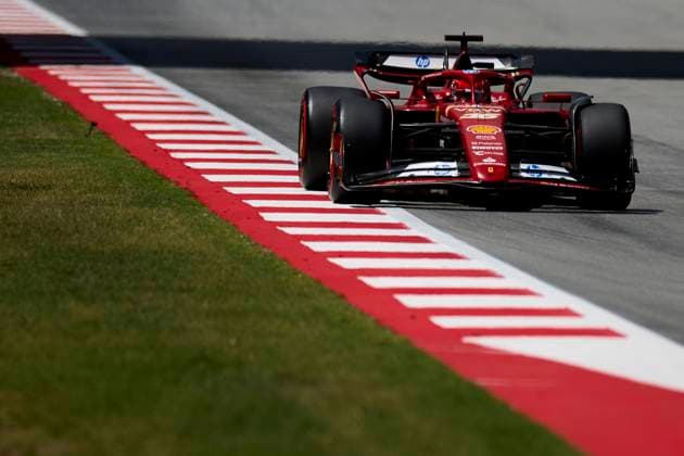 F1 Grand Prix of Spain - Qualifying Charles Leclerc of Monaco driving the (16) Scuderia Ferrari SF-24 on track during the final practice ahead of the F1 Grand Prix of Spain at Circuit de Barcelona-Catalunya on June 22, 2024, in Barcelona, Spain. Barcelona Circuit de Barcelona-Catalunya Catalunya Spain RL_GPF1ESP24_00628 Copyright: xRicardoxLarreinax