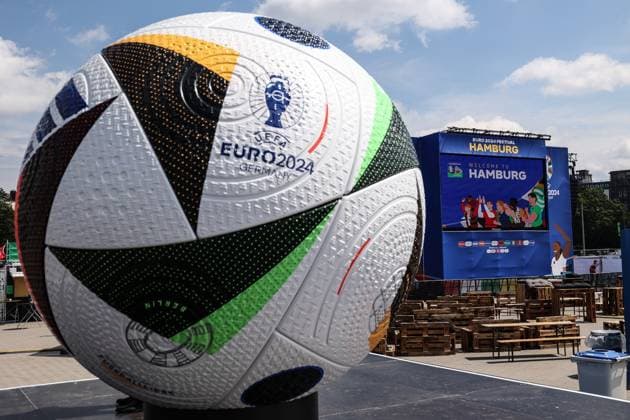 EURO 2024, fan zone in Hamburg