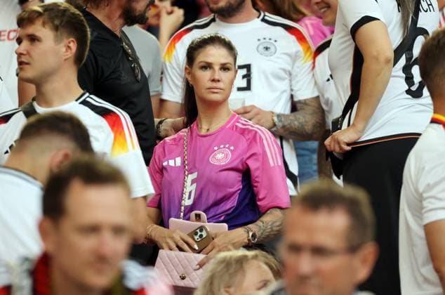 19 06 24 Germany Hungary Germany, Stuttgart, 19 06 2024, Football, UEFA Euro 2024, Germany Hungary Lina wife of Joshua Kimmich Germany