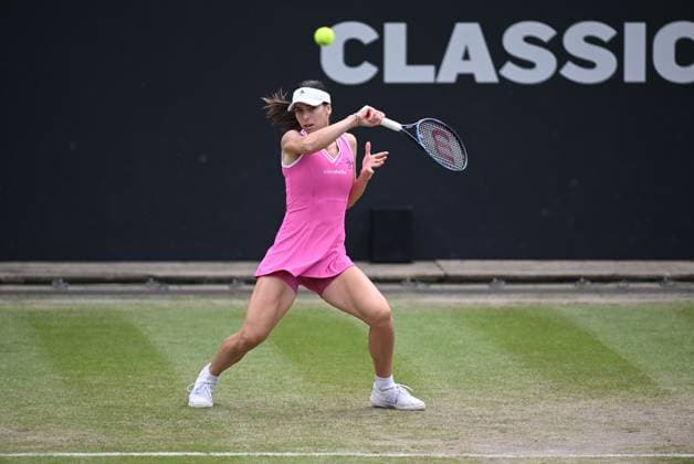 Ajla Tomljanovic of Australia in semi final action Rothesay Classic Birmingham, Day 6, Tennis, Edgbaston Priory Club, Birmingham, UK - 22 June 2024  Copyright: xAnnaxGowthorpe Shutterstockx 14543330ai