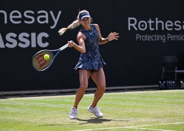 Anastasia Potapova in semi final action Rothesay Classic Birmingham, Day 6, Tennis, Edgbaston Priory Club, Birmingham, UK - 22 June 2024  Copyright: xAnnaxGowthorpe Shutterstockx 14543330ap