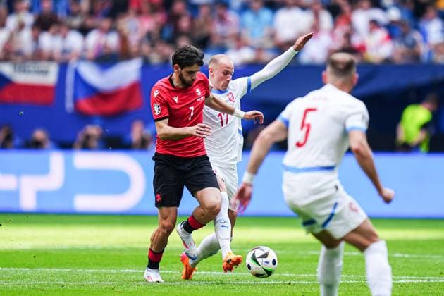 GER, Georgia vs Czech Republic, European Football Championship, UEFA Euro 2024, Matchday 2, 22 06 2024 GER, Georgia vs Czech Republic, European Football Championship, UEFA Euro 2024, Matchday 2, 22 06 2024 Hamburg Copyright: xEibner-Pressefoto MarcelxvonxFehrnx EP_MFN