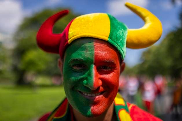 Dortmund, Germany 22nd Jun 2024 Portugal fan on Turkey Portugal Turkey Portugal 22 06 2024