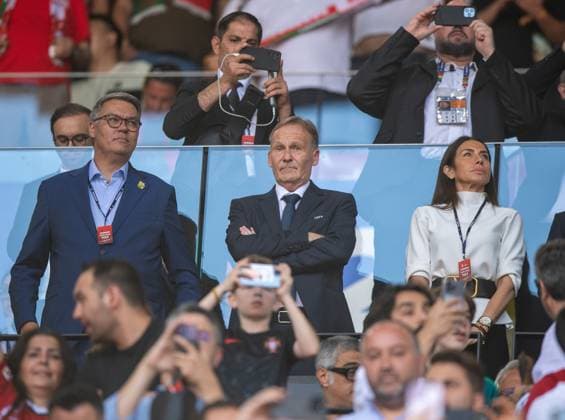 Football, Men, Season 2023 24, Euro 2024 Group F 2 Matchday in Dortmund, Turkey Portugal, Hans Joachim Watzke M , 1 Vice President German Football Association , 22 06 2024, Copyright: xSebastianxRäppold MatthiasxKochx