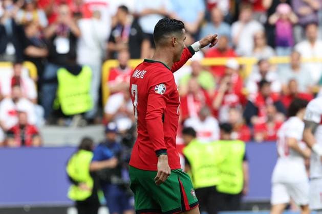 BVB Stadion Dortmund, Dortmund Saturday, June 22, 2024 UEFA EURO 2024 Germany, Group F stage Matchday 2 Türkiye Portugal, Cristiano Ronaldo Portugal Thumbs up Copyright: JoaquimxFerreira