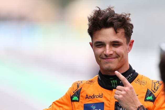 First Place Lando Norris of Great Britain and McLaren celebrates after scoring the, Qualifying, F1 Grand Prix of Spain, Circuit de Barcelona Catalunya on June 22, 2024 in Barcelona, Spain Photo by Diogo Cardoso DeFodi Images First Place Lando Norris of Great Britain and McLaren celebrates in parc ferme, Qualifying, F1 Grand Prix of Spain, Circuit de Barcelona Catalunya on June 22, 2024 in Barcelona, Spain Photo by Diogo Cardoso DeFodi Images Defodi 645 f1spa20240622 2994 Defodi-645