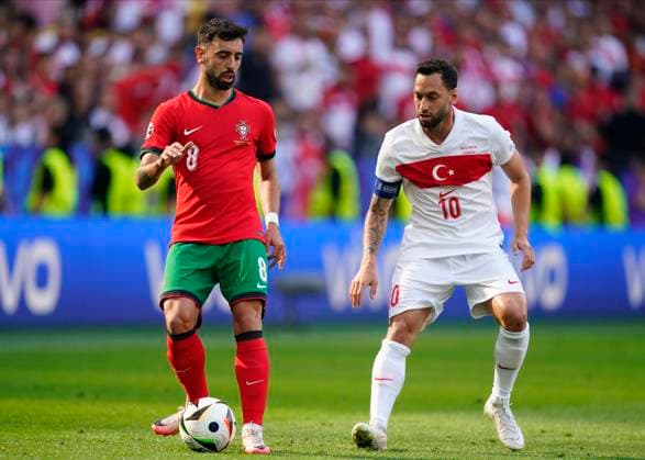 GER: Turkiye v Portugal. UEFA EURO, EM, Europameisterschaft,Fussball 2024 Bruno Fernandes of Portugal during the UEFA Euro 2024 match between Turkiye and Portugal, Group F, date 2, played at Signal Iduna Park stadium on June 22, 2024 in Dortmund, Germany. kpng Copyright: xSergioxRuizx xPRESSINPHOTOx PS_240622_TUR_POR_029