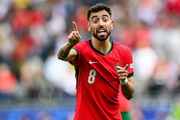 DORTMUND, GERMANY - 22 JUNE, 2024: Bruno Fernandes, The football match of EURO 2024 Turkey vs Portugal at Signal Iduna Park  Copyright: xVITALIIxKLIUIEVx