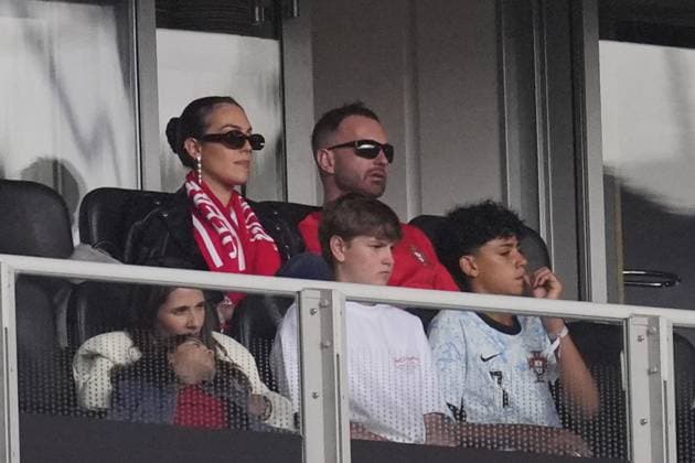 Georgina Rodriguez and family during the Euro 2024 soccer match between Turkey and Portugal at the Signal Iduna Park, Dortmund, Germany - Saturday June 22 , 2024. - Soccer .  Copyright: xFabioxFerrari LaPressex