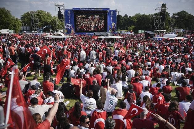 EURO 2024, fan zone in Dortmund
