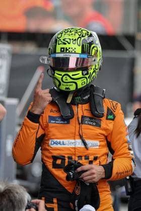 Foto IPP Enrico Schiavi Barcellona MontmelÃ² 22-06-2024 Formula 1 F1 Gran Premio di Spagna 2024 Qualifiche nella foto: Lando Norris - McLaren - dopo aver conquistato la pole position MontmelÃ² italy  Copyright: xx