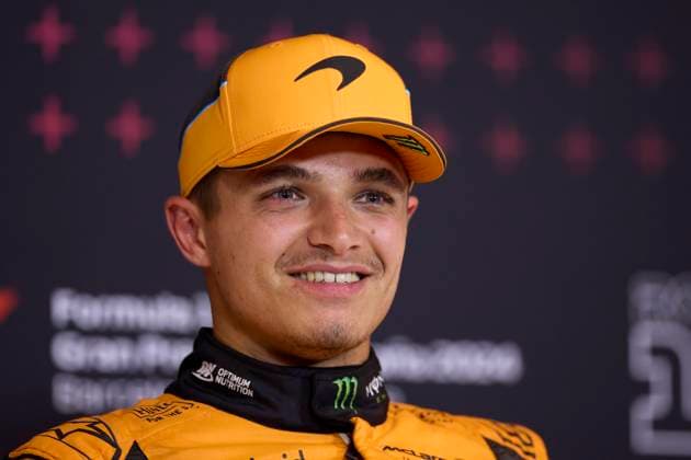 F1 Grand Prix of Spain - Qualifying Lando Norris of Great Britain and McLaren Formula 1 Team looks on during the press conference, PK, Pressekonferenz after the Qualifying ahead of the F1 Grand Prix of Spain at Circuit de Barcelona-Catalunya on June 22, 2024, in Barcelona, Spain. Barcelona Circuit de Barcelona-Catalunya Catalunya Spain RL_GPF1ESP24_00928 Copyright: xRicardoxLarreinax