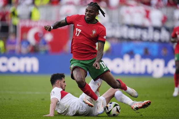 Portugal s Rafael Leao during the Euro 2024 soccer match between Turkey and Portugal at the Signal Iduna Park, Dortmund, Germany - Saturday June 22 , 2024. - Soccer .  Copyright: xFabioxFerrari LaPressex