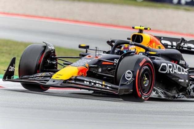 22nd June 2024; Circuit de Barcelona-Catalunya, Barcelona, Spain; Formula 1 Spanish Grand Prix 2023; Qualifying Day; Sergio P& xe9;rez of the Red Bull Racing Team driving the RB20 during the qualifying session  ActionPlus12658600 PabloxGuillen