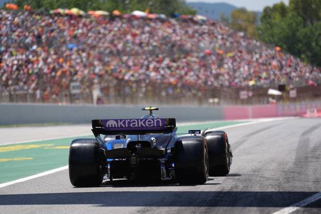 22 06 2024, Circuit de Catalunya, Barcelona, Formula 1 Aramco Grand Prix of Spain 2024 , in the picture Logan Sargeant USA , Williams Racing Defodi 506 20240622 hbr 2604 Defodi-506