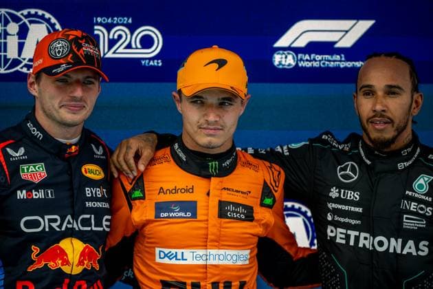 MONTMELO, SPAIN: Lando Norris, racing for the McLaren F1 team during the 2024 Formula 1 Spanish Grand Prix at the Circuit de Barcelona-Catalunya in Montmelo, Spain