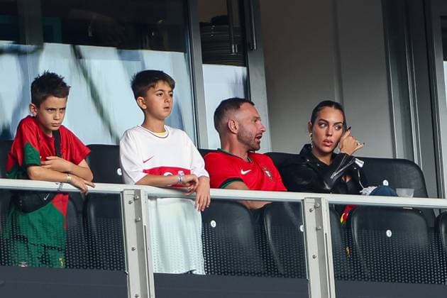 Euro 2024 Turkey Portugal on 22 06 2024 at the BVB Stadium Dortmund in Dortmund Georgina Rodriguez, the girlfriend of Cristiano Ronaldo 7, Portugal in the stands MH