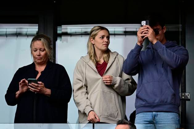 Belgium v Romania Group E - UEFA EURO, EM, Europameisterschaft,Fussball 2024 COLOGNE, GERMANY - JUNE 22 : Melon Camille , Wife of Castagne Timothy ahead of the UEFA EURO 2024 European Football Championship tournament group E stage match between Belgium and Romania at Cologne Stadium on June 22, 2024 in Cologne, Germany, 22 06 2024 Cologne Germany  Copyright: xPeterxDexVoechtx