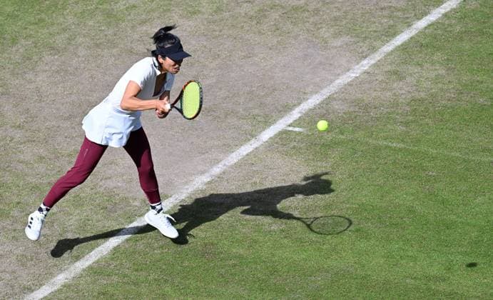 Su-Wei Hsieh of Taiwan in action Rothesay Classic Birmingham, Day 6, Tennis, Edgbaston Priory Club, Birmingham, UK - 22 June 2024  Copyright: xAnnaxGowthorpe Shutterstockx 14543330cd