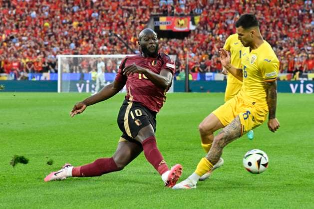 Belgium v Romania Group E - UEFA EURO, EM, Europameisterschaft,Fussball 2024 COLOGNE, GERMANY - JUNE 22 : Lukaku Romelu forward of Belgium during the UEFA EURO 2024 European Football Championship tournament group E stage match between Belgium and Romania at Cologne Stadium on June 22, 2024 in Cologne, Germany, 22 06 2024 Cologne Germany  Copyright: xDhax