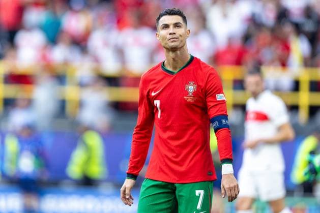 Turkiye v Portugal - UEFA EURO, EM, Europameisterschaft,Fussball 2024 Cristiano Ronaldo is playing during the UEFA Euro 2024 Group F match between Turkiye v Portugal, at the BVB Stadion Dortmund in Dortmund, Germany, on June 22, 2024. Dortmund Germany  Copyright: xAndrzejxIwanczukx originalFilename:iwanczuk-turkiyev240622_np8Av.jpg