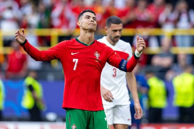 Turkiye v Portugal - UEFA EURO, EM, Europameisterschaft,Fussball 2024 Cristiano Ronaldo is playing during the UEFA Euro 2024 Group F match between Turkiye v Portugal, at the BVB Stadion Dortmund in Dortmund, Germany, on June 22, 2024. Dortmund Germany  Copyright: xAndrzejxIwanczukx originalFilename:iwanczuk-turkiyev240622_npTY3.jpg