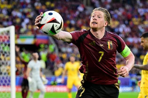 Belgium v Romania Group E - UEFA EURO, EM, Europameisterschaft,Fussball 2024 COLOGNE, GERMANY - JUNE 22 : De Bruyne Kevin forward of Belgium during the UEFA EURO 2024 European Football Championship tournament group E stage match between Belgium and Romania at Cologne Stadium on June 22, 2024 in Cologne, Germany, 22 06 2024 Cologne Germany  Copyright: xPeterxDexVoechtx