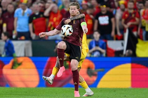 Belgium v Romania Group E - UEFA EURO, EM, Europameisterschaft,Fussball 2024 COLOGNE, GERMANY - JUNE 22 : De Bruyne Kevin forward of Belgium during the UEFA EURO 2024 European Football Championship tournament group E stage match between Belgium and Romania at Cologne Stadium on June 22, 2024 in Cologne, Germany, 22 06 2024 Cologne Germany  Copyright: xDhax