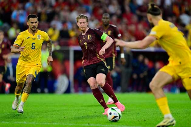 Belgium v Romania Group E - UEFA EURO, EM, Europameisterschaft,Fussball 2024 COLOGNE, GERMANY - JUNE 22 : De Bruyne Kevin forward of Belgium during the UEFA EURO 2024 European Football Championship tournament group E stage match between Belgium and Romania at Cologne Stadium on June 22, 2024 in Cologne, Germany, 22 06 2024 Cologne Germany  Copyright: xPeterxDexVoechtx