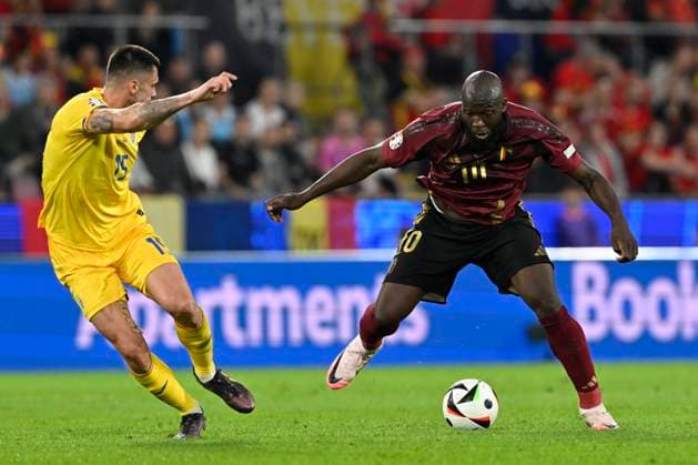 Belgium v Romania Group E - UEFA EURO, EM, Europameisterschaft,Fussball 2024 COLOGNE, GERMANY - JUNE 22 : Lukaku Romelu forward of Belgium during the UEFA EURO 2024 European Football Championship tournament group E stage match between Belgium and Romania at Cologne Stadium on June 22, 2024 in Cologne, Germany, 22 06 2024 Cologne Germany  Copyright: xDhax