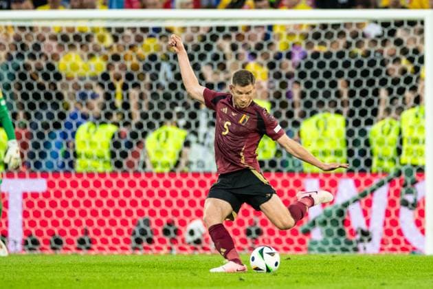 UEFA EURO 2024 Belgium Romania 22 06 2024 Jan Vertongen Belgium, 5 UEFA EURO 2024 Belgium Romania Cologne Stadion, Cologne 22 06 2024 Copyright: xBEAUTIFULxSPORTS Buriakovx