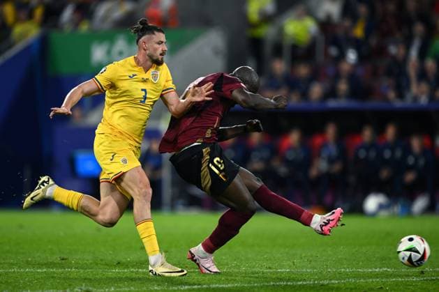 Mg Colonia (Germania) 22 06 2024 - Euro 2024 Belgio-Romania foto Matteo Gribaudi Image nella foto: gol Romelu Lukaku annullato 