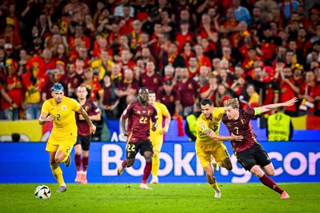 Belgium v Romania Group E - UEFA EURO, EM, Europameisterschaft,Fussball 2024 COLOGNE, GERMANY - JUNE 22 : De Bruyne Kevin forward of Belgium during the UEFA EURO 2024 European Football Championship tournament group E stage match between Belgium and Romania at Cologne Stadium on June 22, 2024 in Cologne, Germany, 22 06 2024 Cologne Germany  Copyright: xDhax