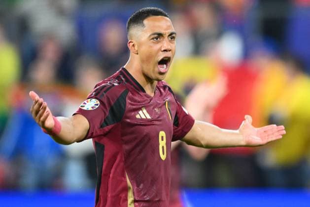 Belgium v Romania Group E - UEFA EURO, EM, Europameisterschaft,Fussball 2024 COLOGNE, GERMANY - JUNE 22 : Tielemans Youri midfielder of Belgium pictured during the UEFA EURO 2024 European Football Championship tournament group E stage match between Belgium and Romania at Cologne Stadium on June 22, 2024 in Cologne, Germany, 22 06 2024 Cologne Germany  Copyright: xVincentxKalutx